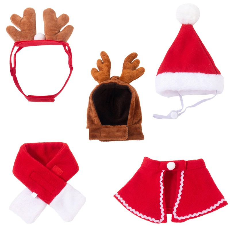 Pet Hat Wholesale - OEM Christmas Headwear Cape Scarf