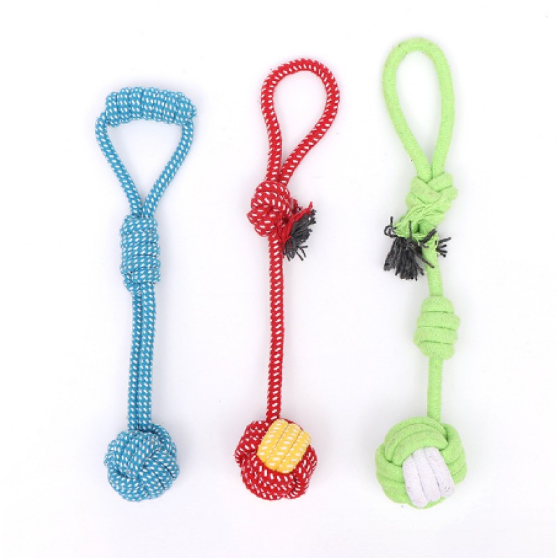 Pet Rope Toys Factory - OEM Knotted Cotton Small Large