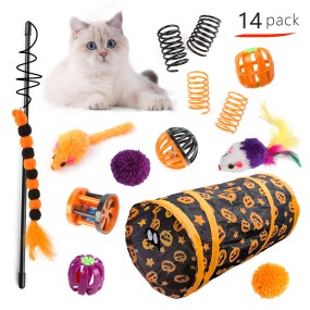 Cat Toys Wholesale - OEM 14-Pack Interactive Chew Set