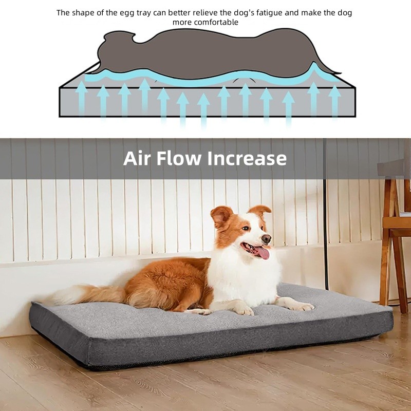 Memory Foam Dog Bed Manufacturer - OEM Waterproof Egg Sponge