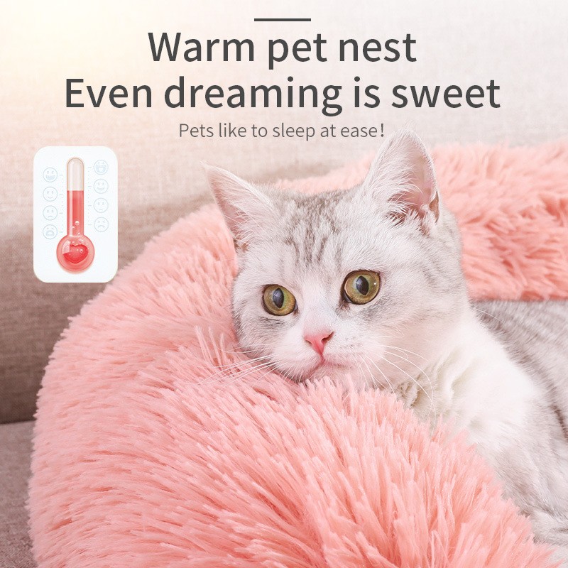 Pet Sofa Bed Factory - OEM Long Plush Dogs Cats Mat