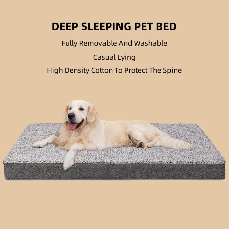 Memory Foam Dog Bed Manufacturer - OEM Waterproof Egg Sponge