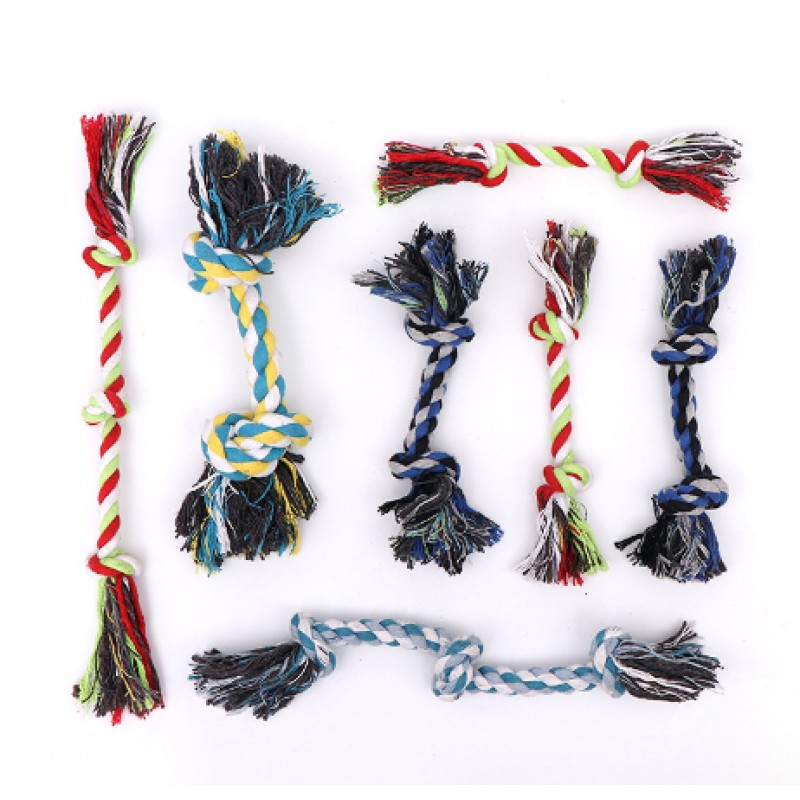 Pet Rope Toys Factory - OEM Knotted Cotton Small Large