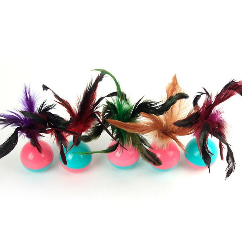 Cat Toy Factory - OEM Feather Falling Ball Tumbler