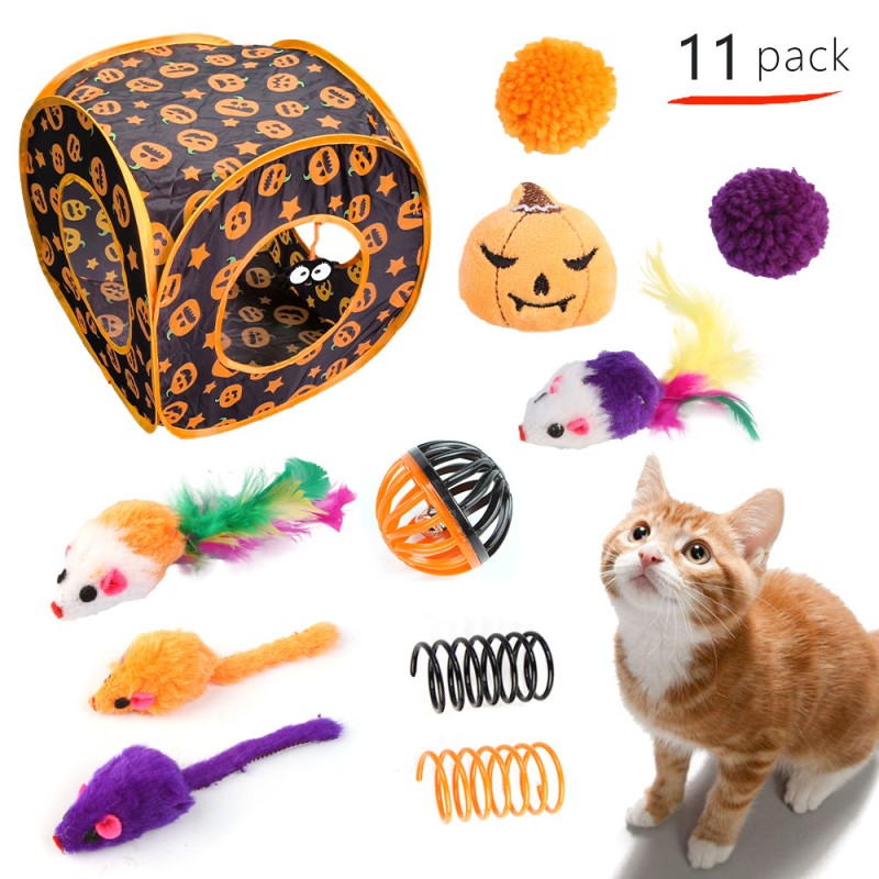 Cat Chew Toys Factory - OEM 11-Pack Eco-Friendly Plush