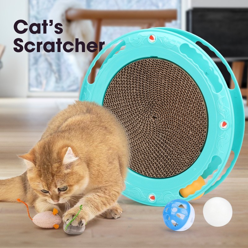 Cat Scratching Board Factory - OEM Turntable Claw Sharpening