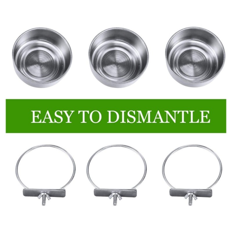 Bird Cup Factory - OEM Stainless Steel Food Water Bowl