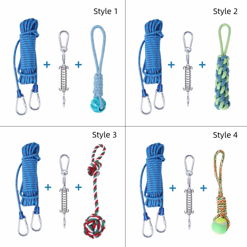 Dog Toy Set Manufacturer - OEM Stainless Steel Spring Rope