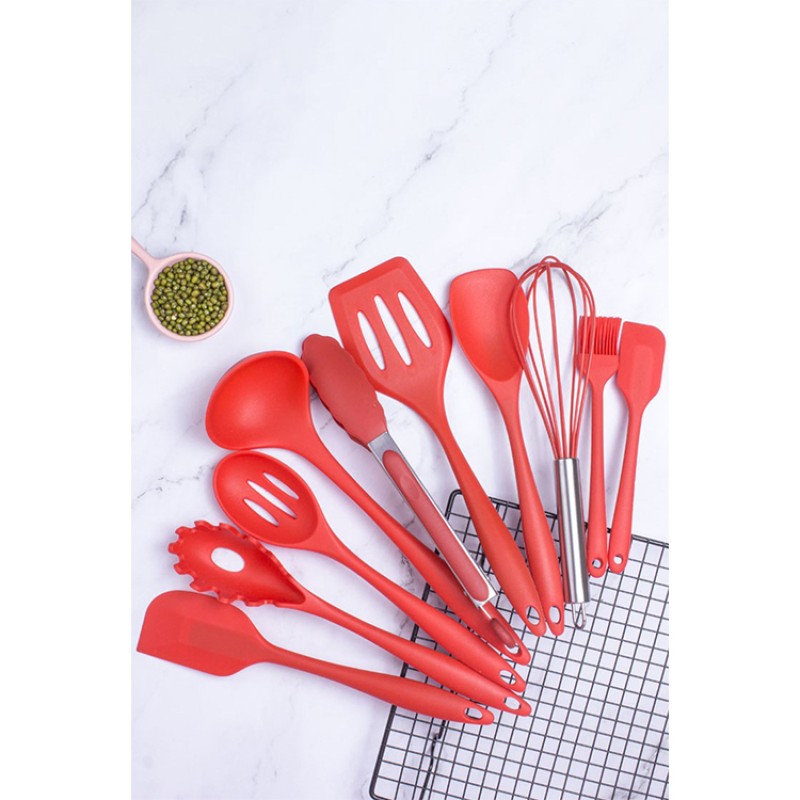 Cooking Utensils Supplier - Silicone Spoon Skimmer Set