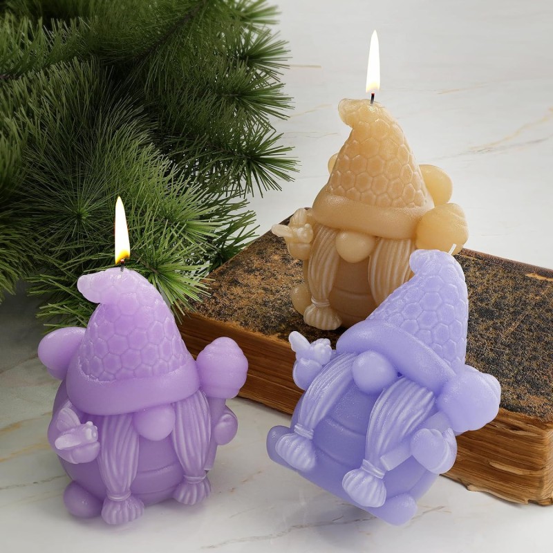 Christmas Candle Mold Supplier - 3D Elf Decoration