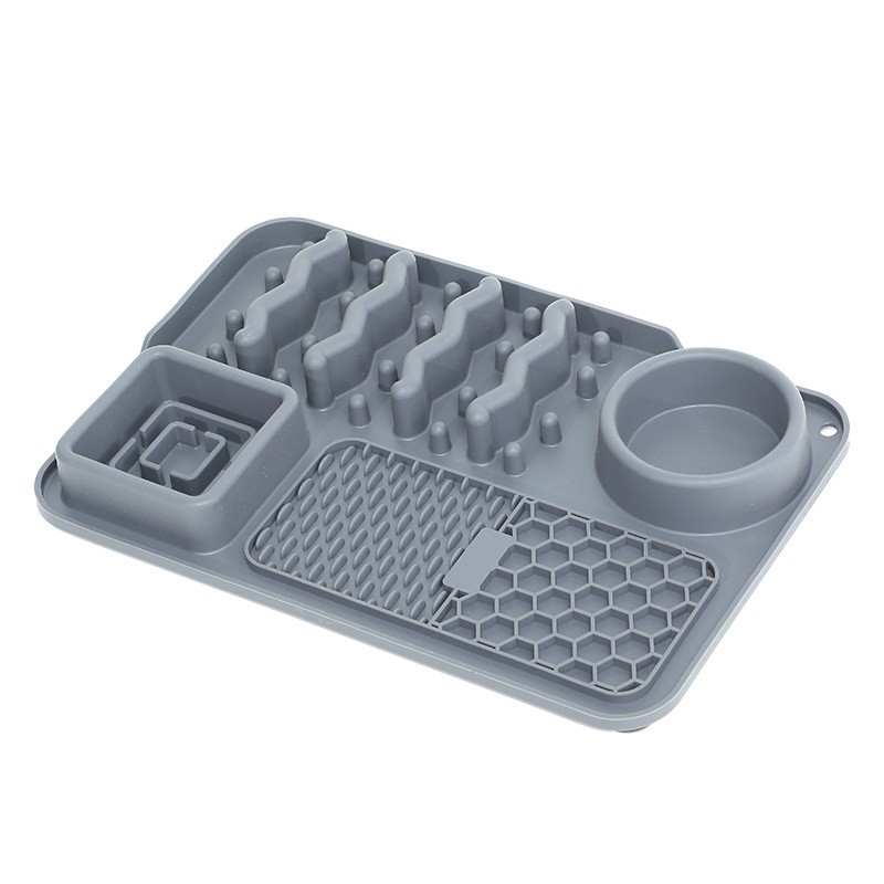 Pet Feeder Bowl Supplier - Non-slip Lick Mat Food Grade