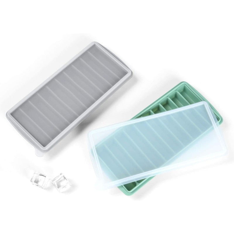 Rectangle Ice Tray Supplier - Silicone Removable Lid