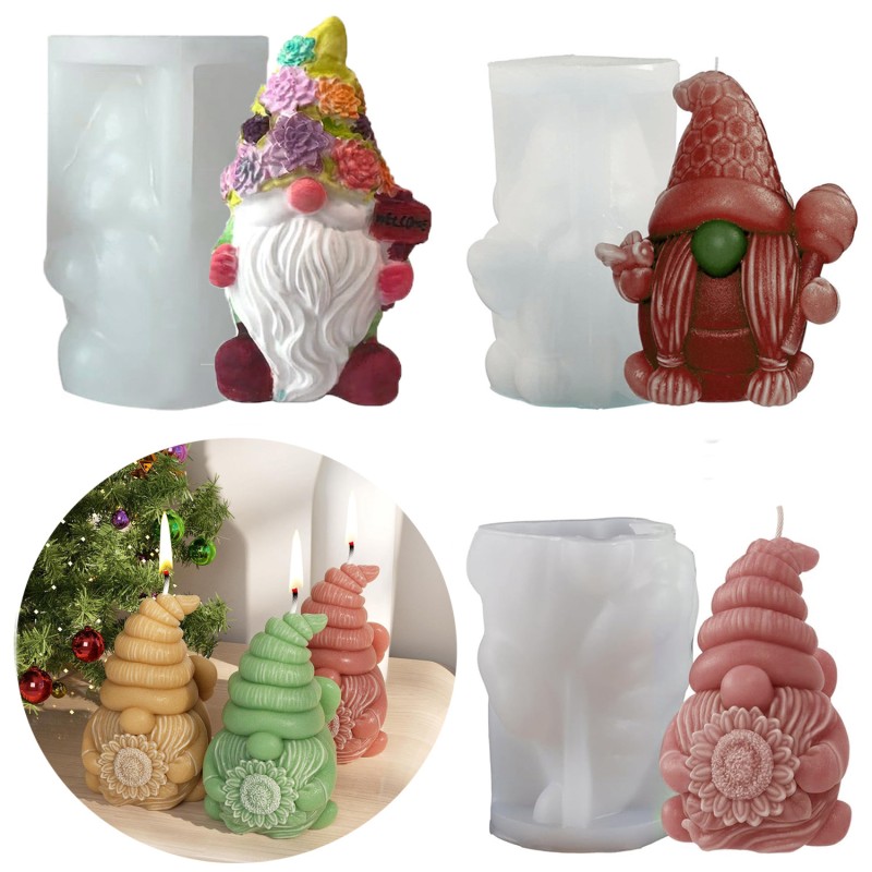 Christmas Candle Mold Supplier - 3D Elf Decoration