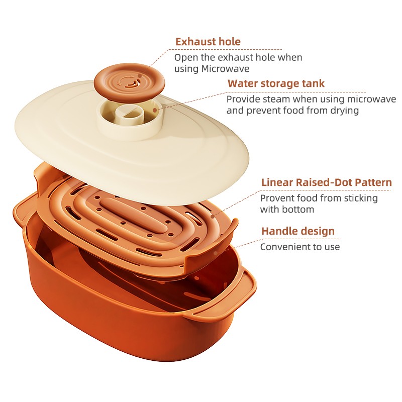 Microwave Steamer Supplier - 10-Minute Meals Vegetable Cooker