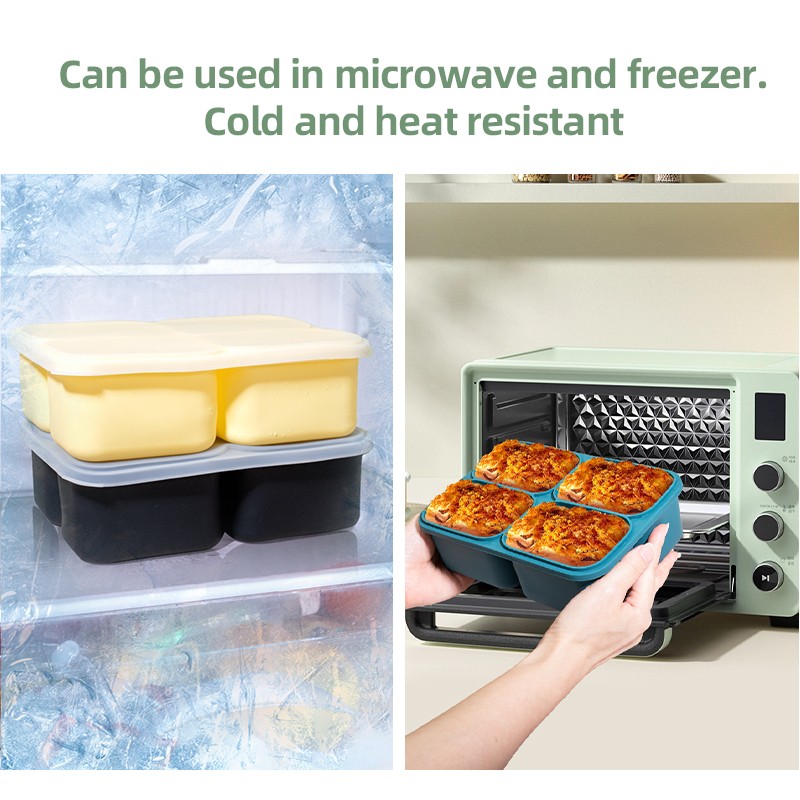 Rectangular Ice Tray Factory - 4-Grid Butter Whiskey Mold