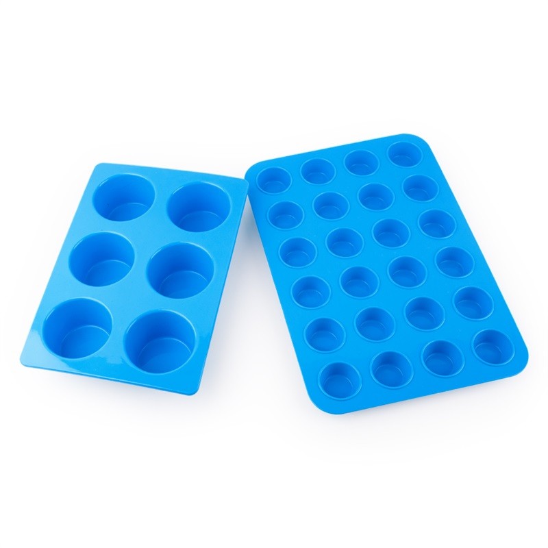 Cake Mold Factory - 24-Hole Round Nonstick PC