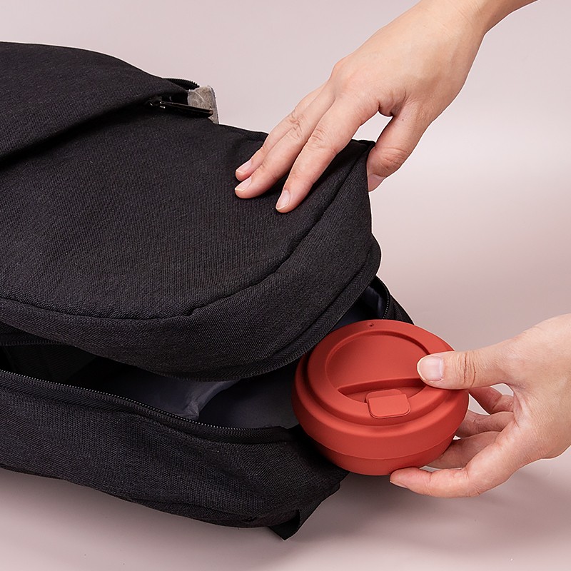 Travel Mug Supplier - Heat Resistant Foldable Lid