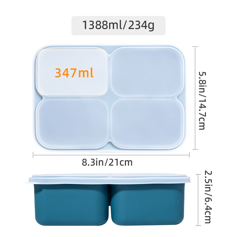 Rectangular Ice Tray Factory - 4-Grid Butter Whiskey Mold