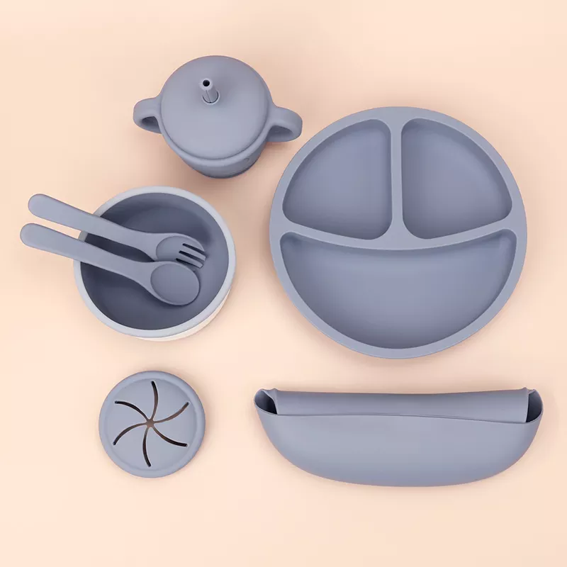 Baby Tableware Factory - Custom Logo Soft Silicone Set