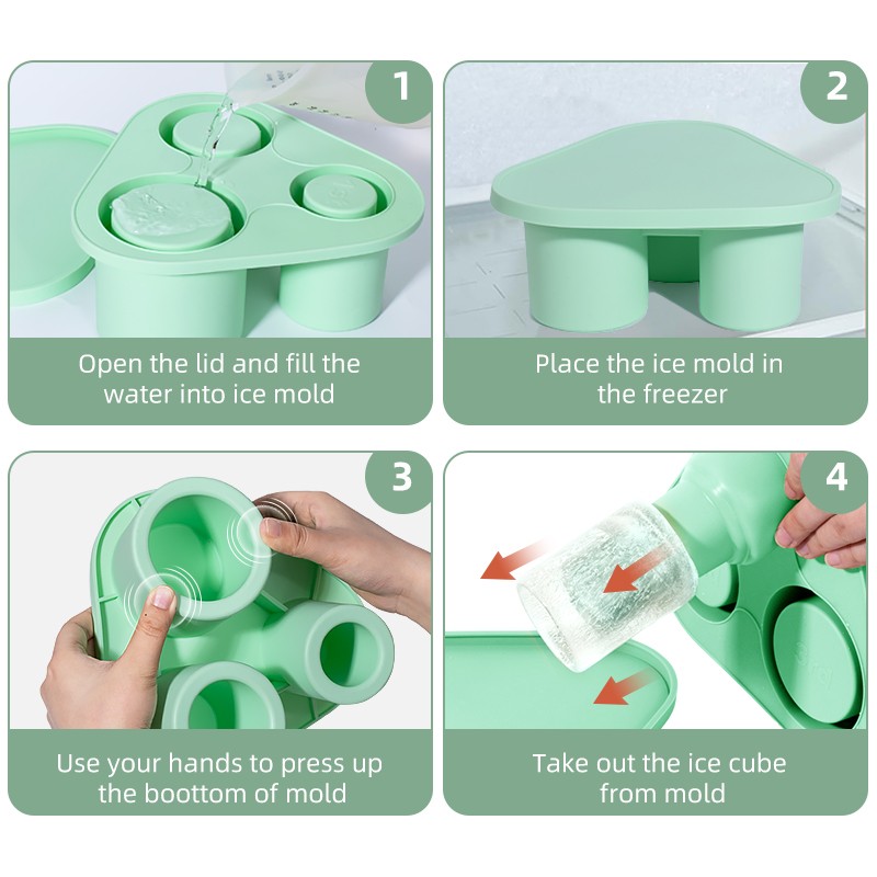 Ice Making Tray Supplier - Large Capacity Stanley Lid