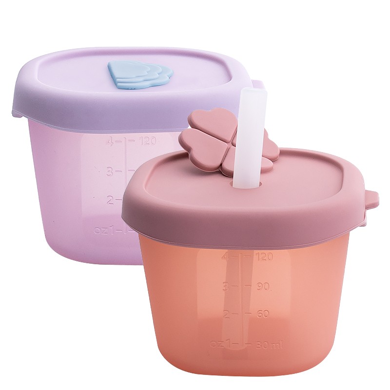 Baby Snack Box Supplier - Leakproof Lid 0-12 Months