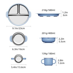 Nursing Products Manufacturer - Weaning Stainless Steel Set