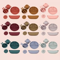 Baby Tableware Factory - Custom Logo Soft Silicone Set