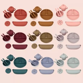 Baby Tableware Factory - Custom Logo Soft Silicone Set