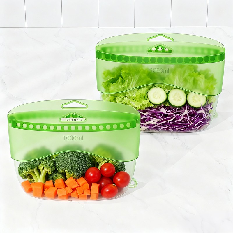 Vegetable Storage Bag Manufacturer - Foldable Silicone Houseware