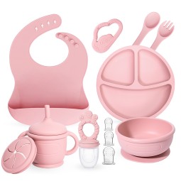 Baby Feeding Set Supplier - 9 in 1 BPA-Free Bib Tableware