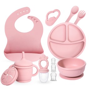 Baby Feeding Set Supplier - 9 in 1 BPA-Free Bib Tableware