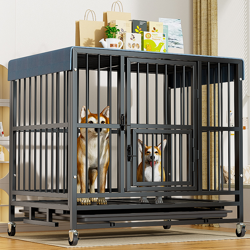 Metal Kennel Factory - OEM Large Heavy-Duty Lockable