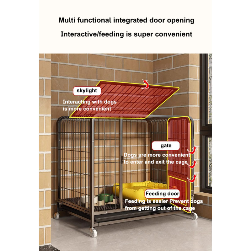 Dog Crate Factory - OEM Foldable Iron Glass Material
