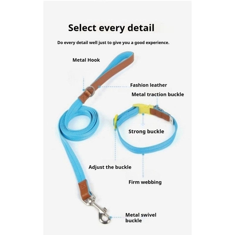 Dog Collar Set Factory - OEM Luxury Adjustable Custom