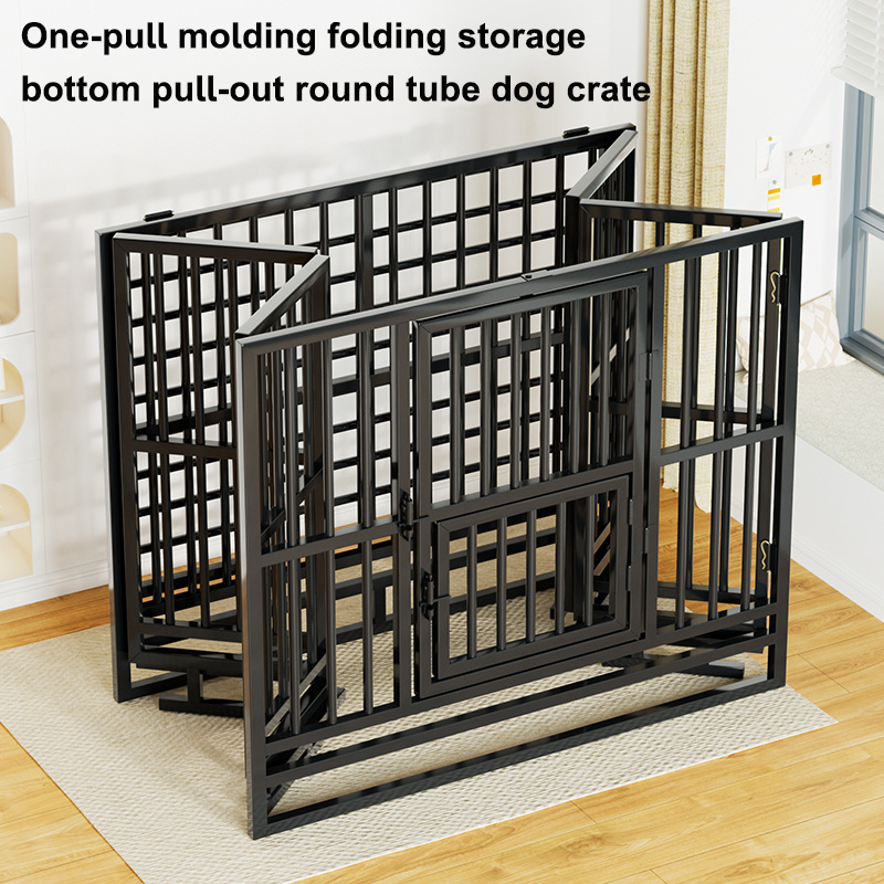 Metal Kennel Factory - OEM Large Heavy-Duty Lockable