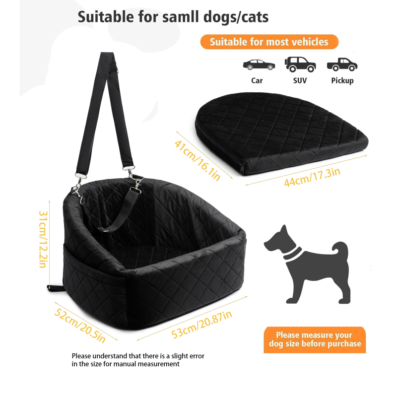 Pet Car Seat Factory - OEM Dog Cat Kennel Washable
