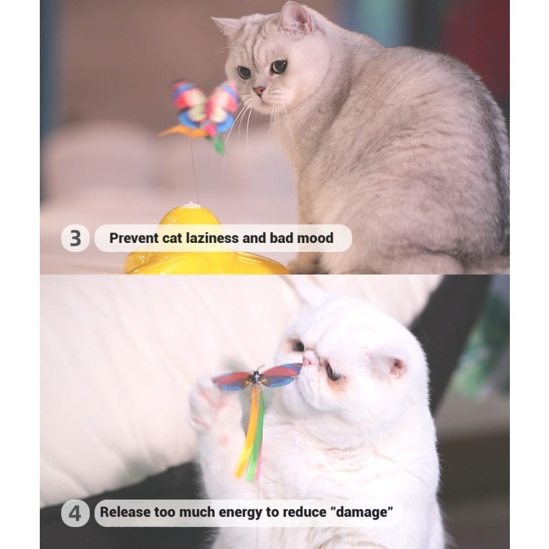 Electric Cat Toy Manufacturer - OEM Interactive Butterfly Design