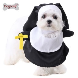 Dog Clothes Manufacturer - Nun Dress Up Fashionable Girl