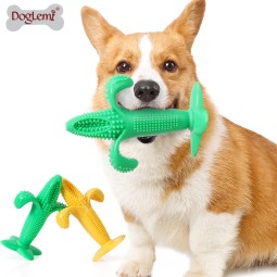 Dog Chew Toy Supplier - TPR Toothbrush Design Cleaning
