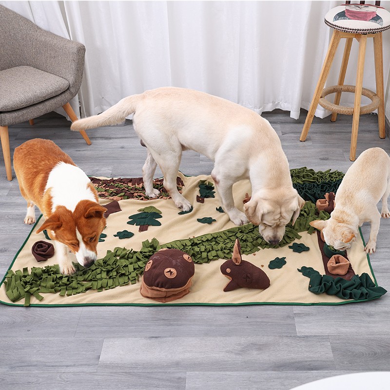Dog Snuffle Mat Manufacturer - Anti-slip Forest Design