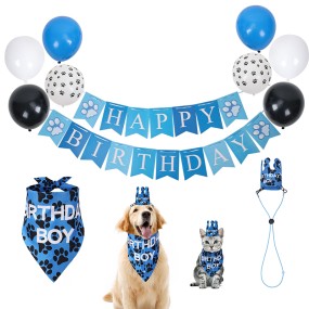 Pet Party Decoration Supplier - Hat Scarf Bandana Banners