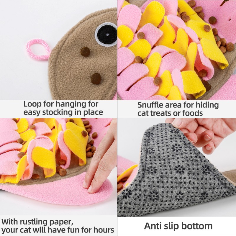Cat Snuffle Mat Manufacturer - Fish Shape Washable Slow Eating