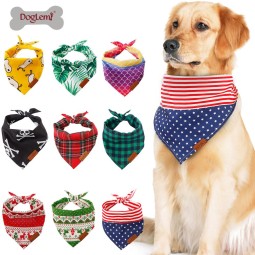Dog Scarf Supplier - Triangular Animal Pattern Cloth