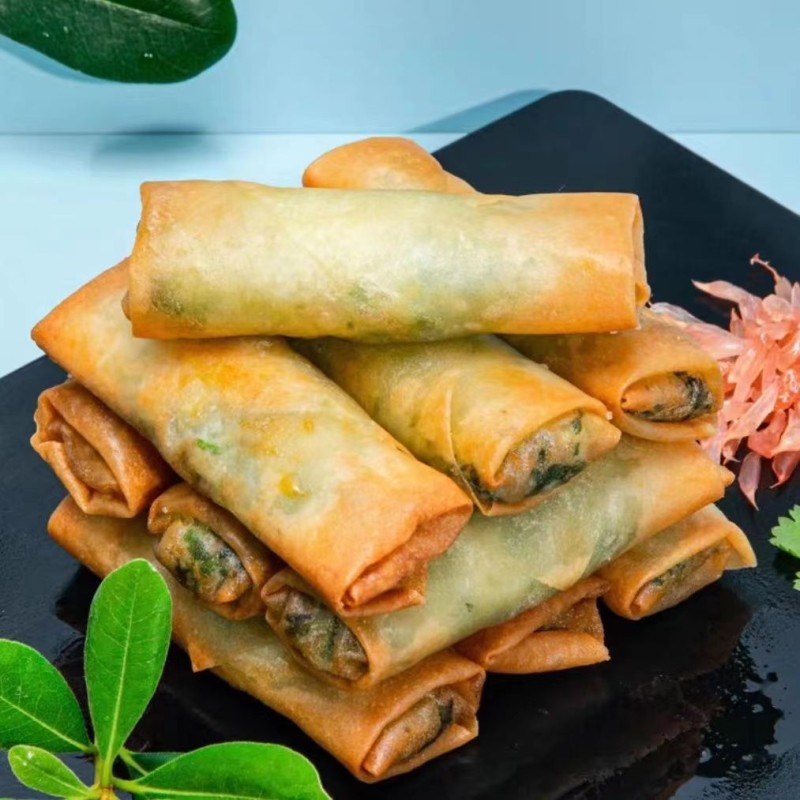IQF Frozen Spring Rolls Factory - Vegetarian Instant Food Crispy Cooking