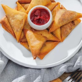IQF Frozen Vegetable Samosa Factory - Traditional Snacks Curry Triangle Roll