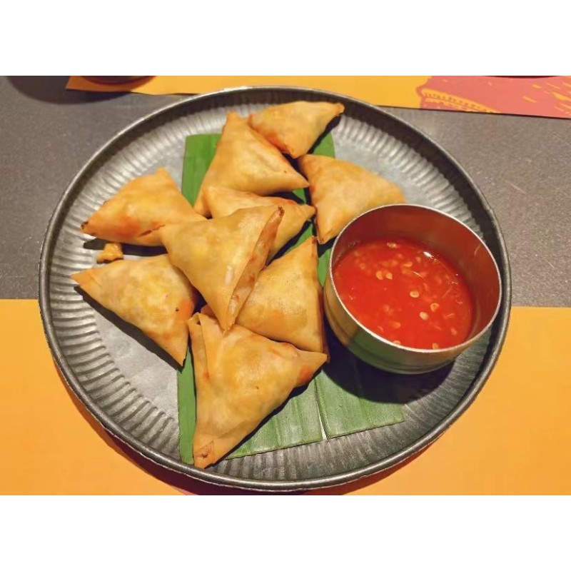 Vegetable Curry Samosa Supplier - High Quality Vegan Instant Food Chinese Snack