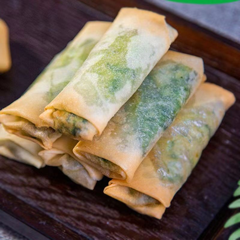 Frozen Vegetable Spring Rolls Manufacturer - OEM Wholesale Bag Packaging 12 Month Shelf Life