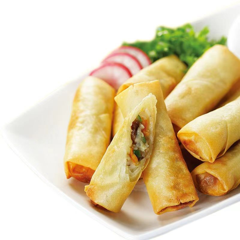 IQF Spring Rolls Supplier - Halal Vegetarian Instant Food Crispy Sweets