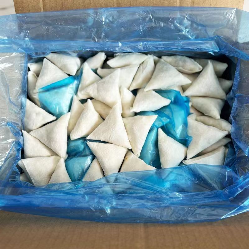 IQF Frozen Samosa Factory - Bag Packaging Nutritious Breakfast Semi-Finished Snacks
