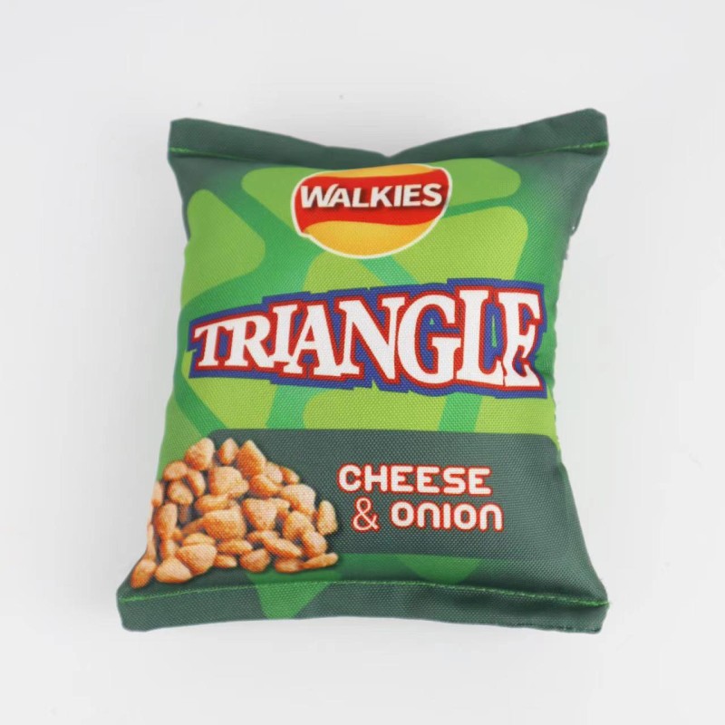 Pet Plush Toy Factory - OEM Chip Shape Self-Entertainment